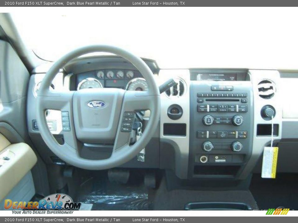 2010 Ford F150 XLT SuperCrew Dark Blue Pearl Metallic / Tan Photo #4