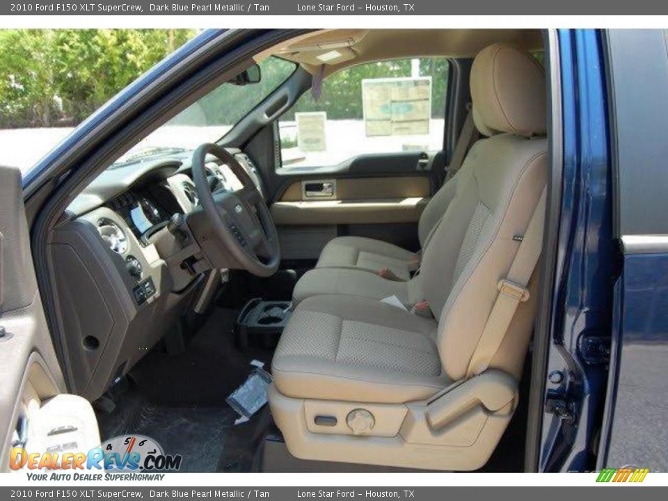 2010 Ford F150 XLT SuperCrew Dark Blue Pearl Metallic / Tan Photo #5
