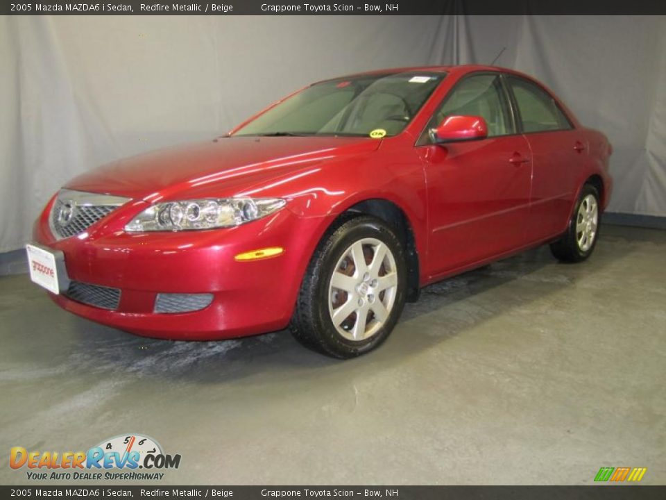 2005 Mazda MAZDA6 i Sedan Redfire Metallic / Beige Photo #1