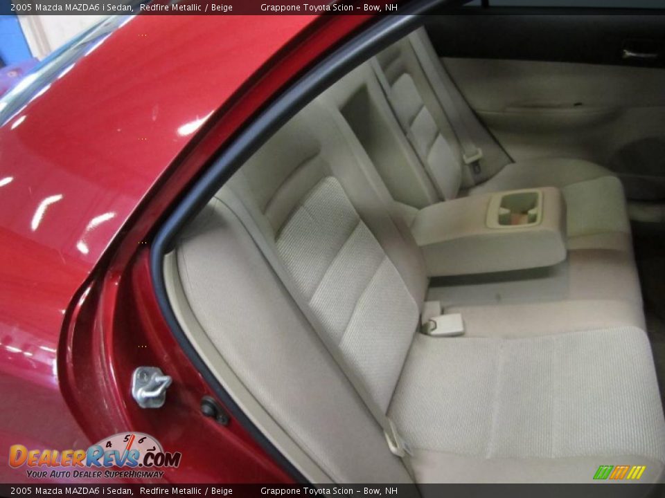 2005 Mazda MAZDA6 i Sedan Redfire Metallic / Beige Photo #3