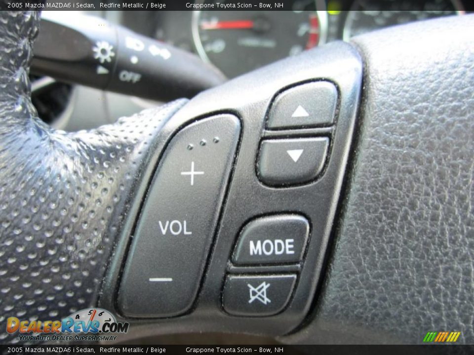 2005 Mazda MAZDA6 i Sedan Redfire Metallic / Beige Photo #9