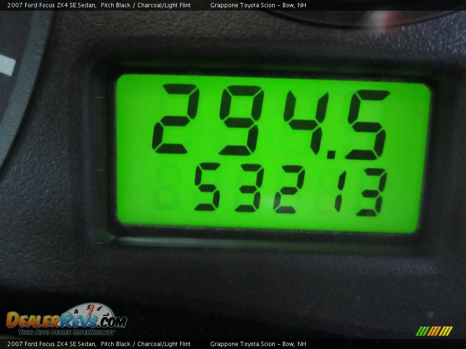 2007 Ford Focus ZX4 SE Sedan Pitch Black / Charcoal/Light Flint Photo #16