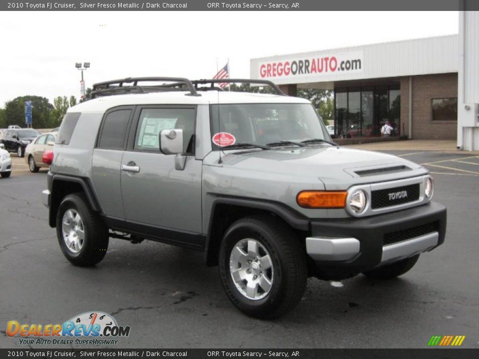 2010 Toyota FJ Cruiser Silver Fresco Metallic / Dark Charcoal Photo #1