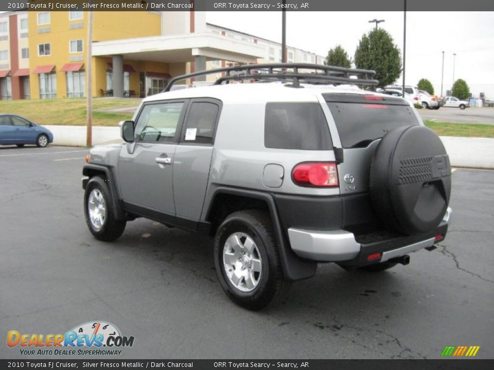 2010 Toyota FJ Cruiser Silver Fresco Metallic / Dark Charcoal Photo #5