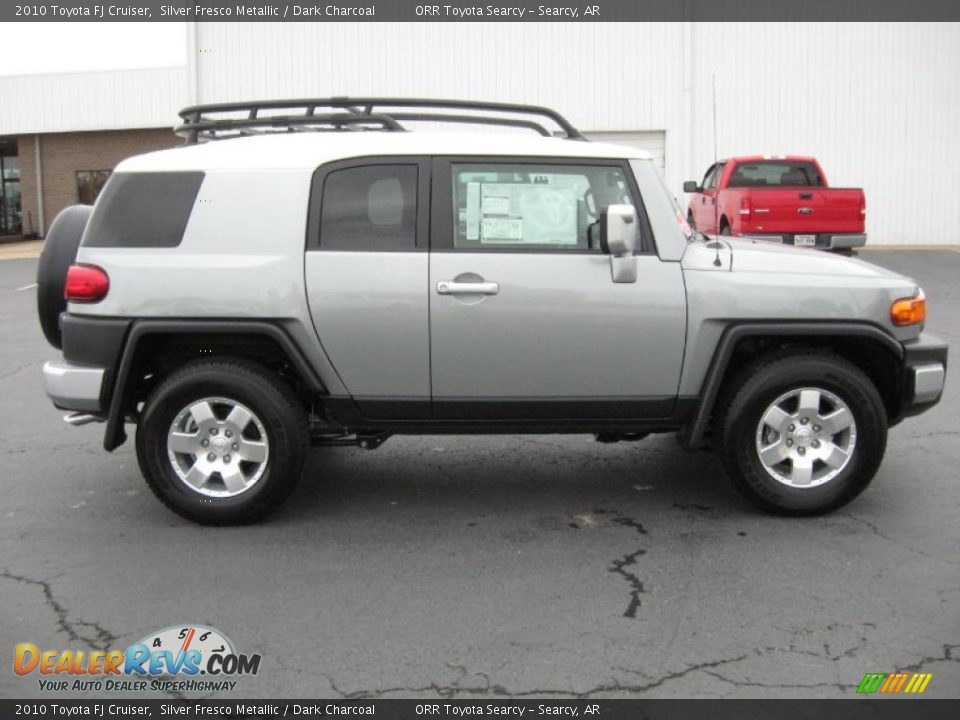 2010 Toyota FJ Cruiser Silver Fresco Metallic / Dark Charcoal Photo #8