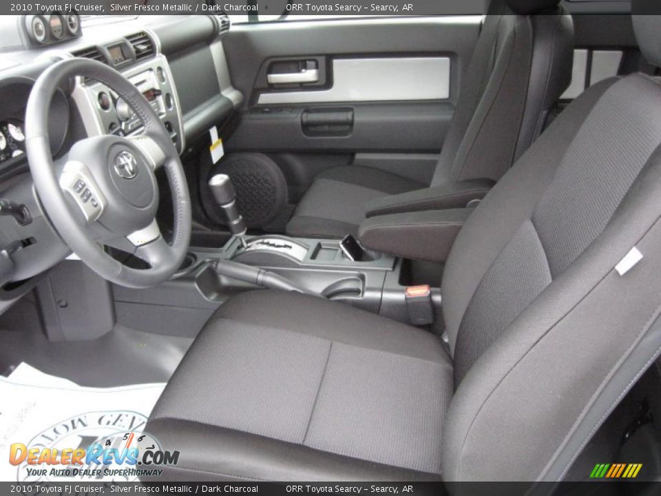 2010 Toyota FJ Cruiser Silver Fresco Metallic / Dark Charcoal Photo #11