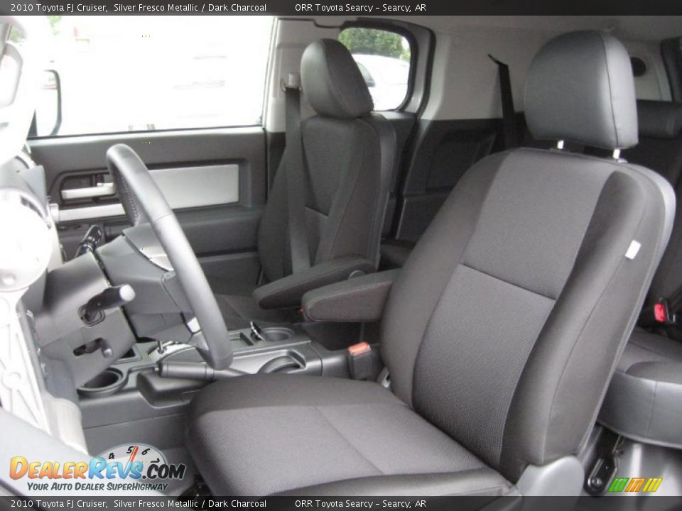 2010 Toyota FJ Cruiser Silver Fresco Metallic / Dark Charcoal Photo #12