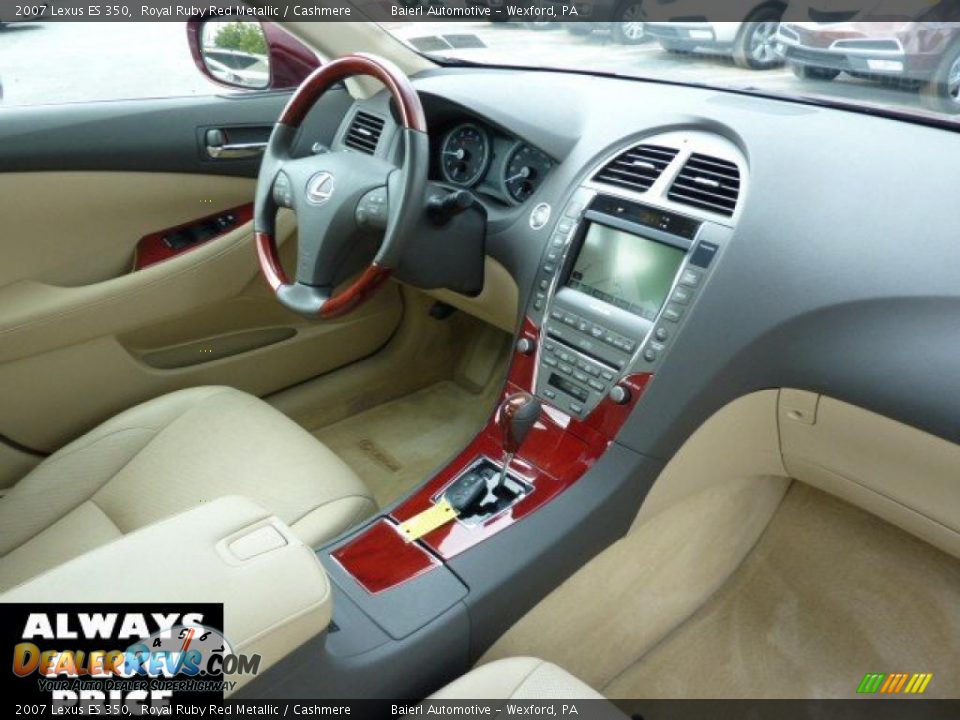 2007 Lexus ES 350 Royal Ruby Red Metallic / Cashmere Photo #16