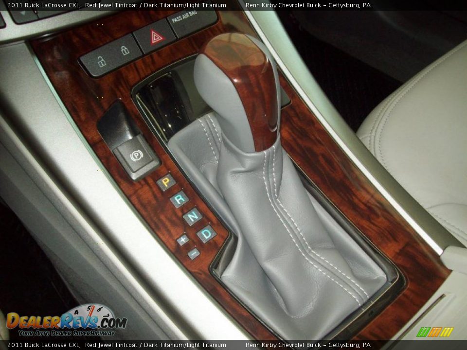 2011 Buick LaCrosse CXL Red Jewel Tintcoat / Dark Titanium/Light Titanium Photo #8
