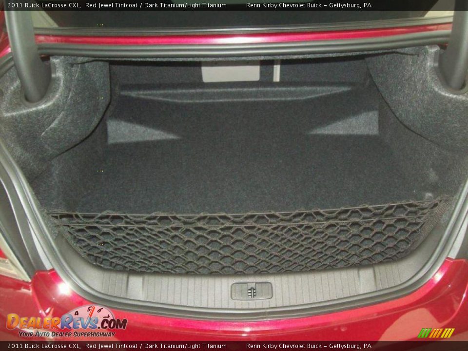 2011 Buick LaCrosse CXL Red Jewel Tintcoat / Dark Titanium/Light Titanium Photo #15