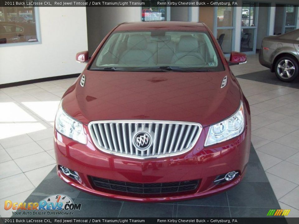 2011 Buick LaCrosse CXL Red Jewel Tintcoat / Dark Titanium/Light Titanium Photo #19