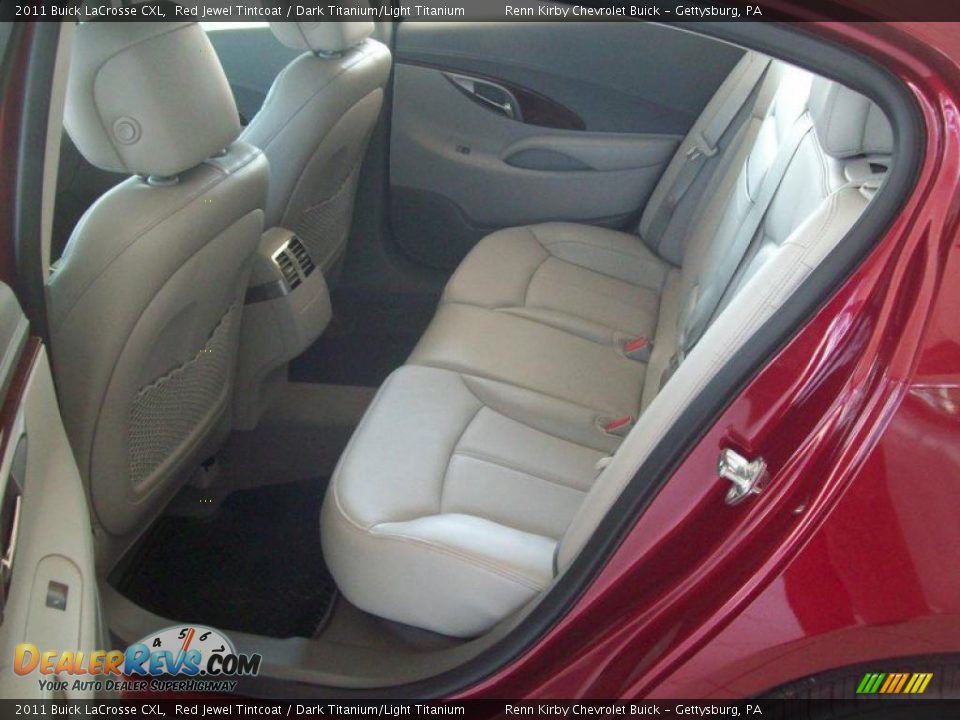 2011 Buick LaCrosse CXL Red Jewel Tintcoat / Dark Titanium/Light Titanium Photo #21