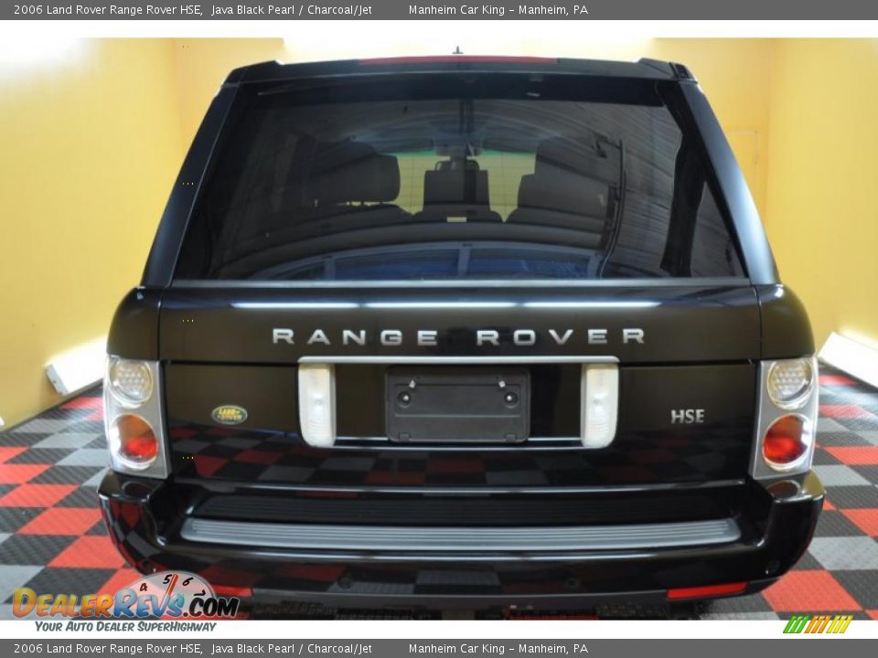 2006 Land Rover Range Rover HSE Java Black Pearl / Charcoal/Jet Photo #5