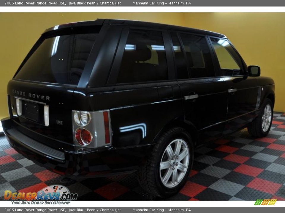 2006 Land Rover Range Rover HSE Java Black Pearl / Charcoal/Jet Photo #6