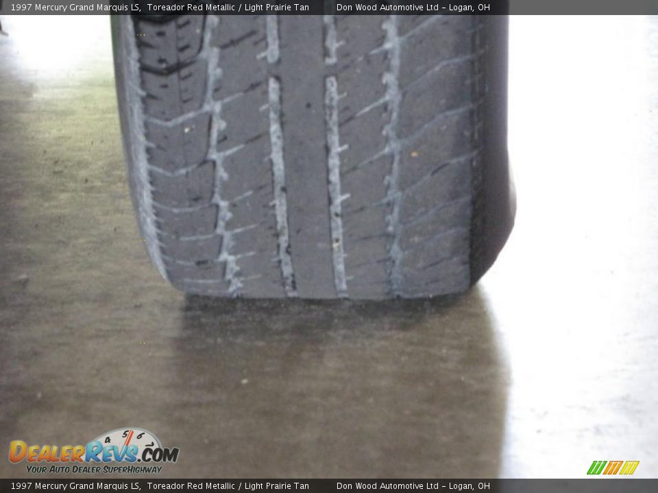 1997 Mercury Grand Marquis LS Toreador Red Metallic / Light Prairie Tan Photo #8