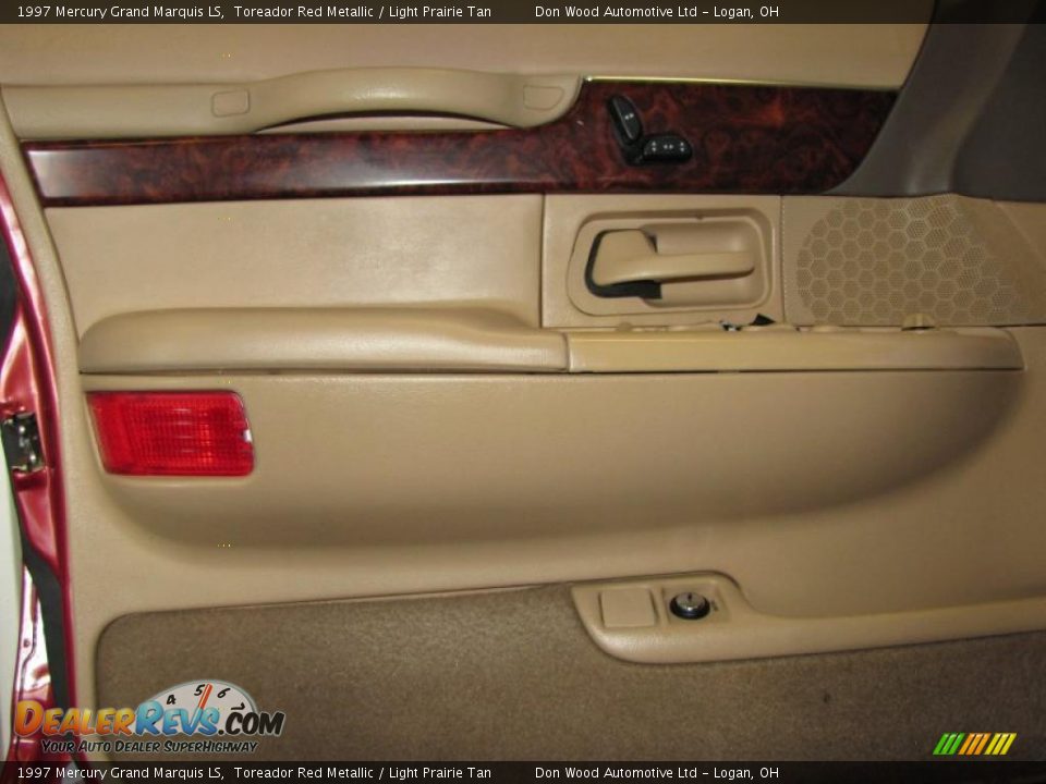 1997 Mercury Grand Marquis LS Toreador Red Metallic / Light Prairie Tan Photo #24