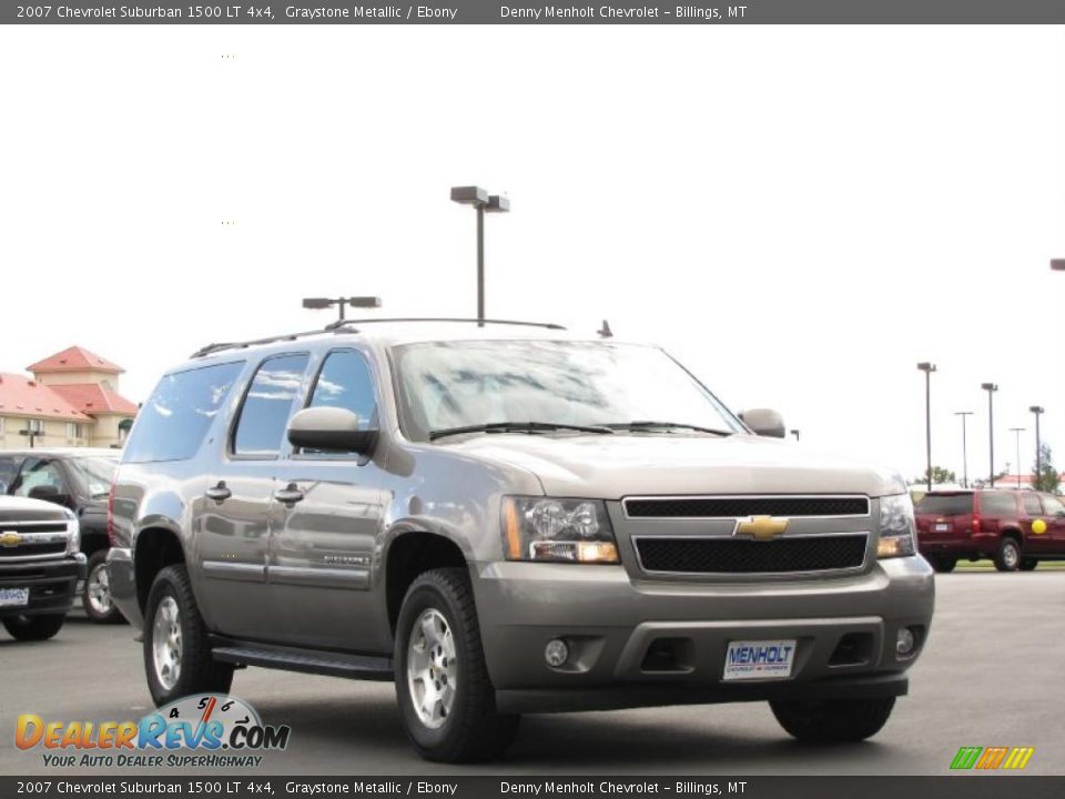2007 Chevrolet Suburban 1500 LT 4x4 Graystone Metallic / Ebony Photo #2