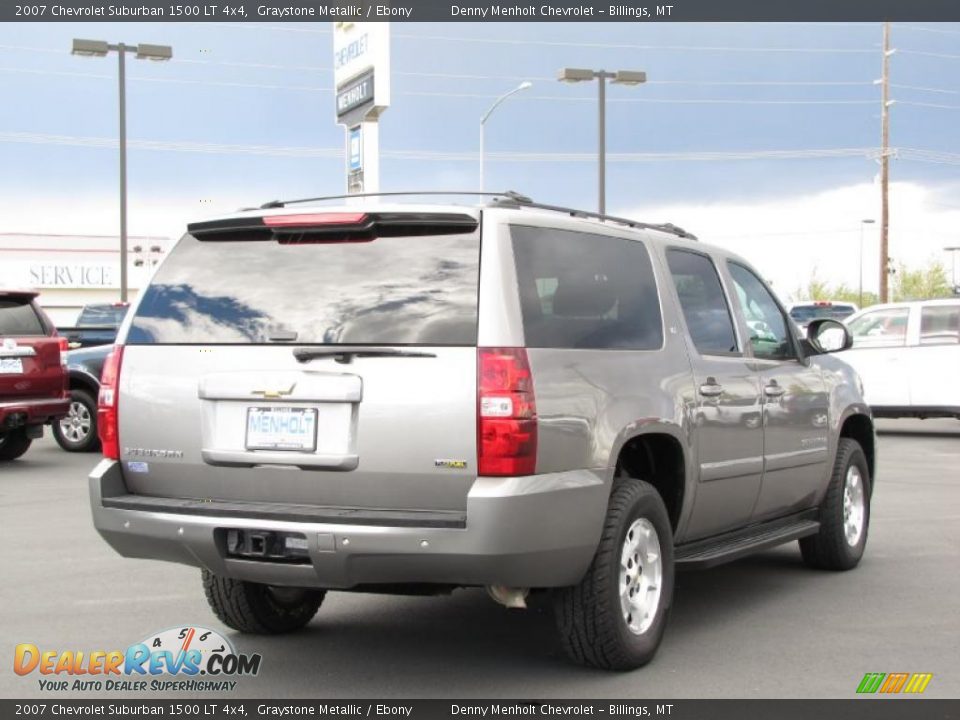 2007 Chevrolet Suburban 1500 LT 4x4 Graystone Metallic / Ebony Photo #3