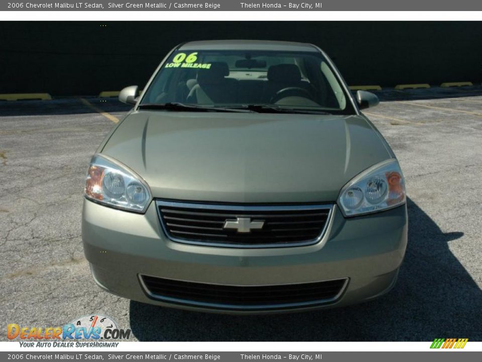 2006 Chevrolet Malibu LT Sedan Silver Green Metallic / Cashmere Beige Photo #2