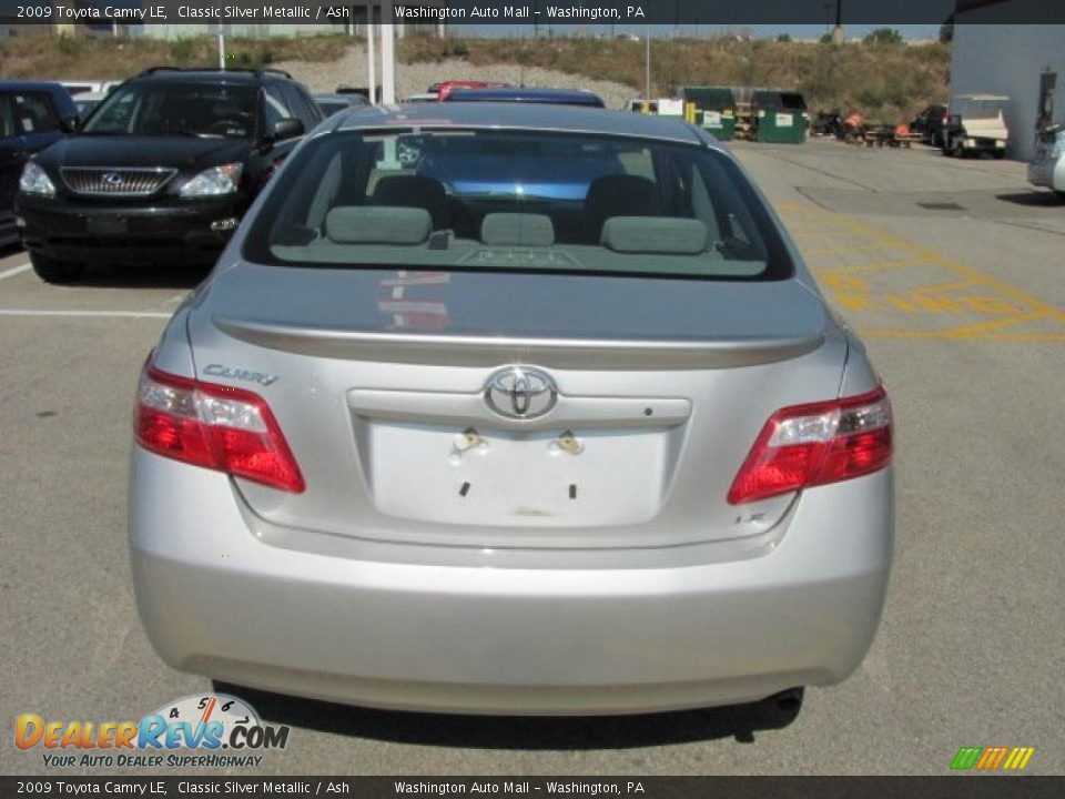 2009 Toyota Camry LE Classic Silver Metallic / Ash Photo #5