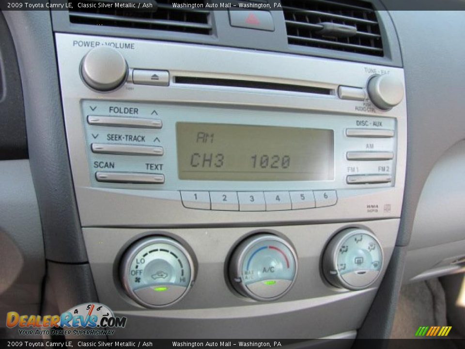 2009 Toyota Camry LE Classic Silver Metallic / Ash Photo #14