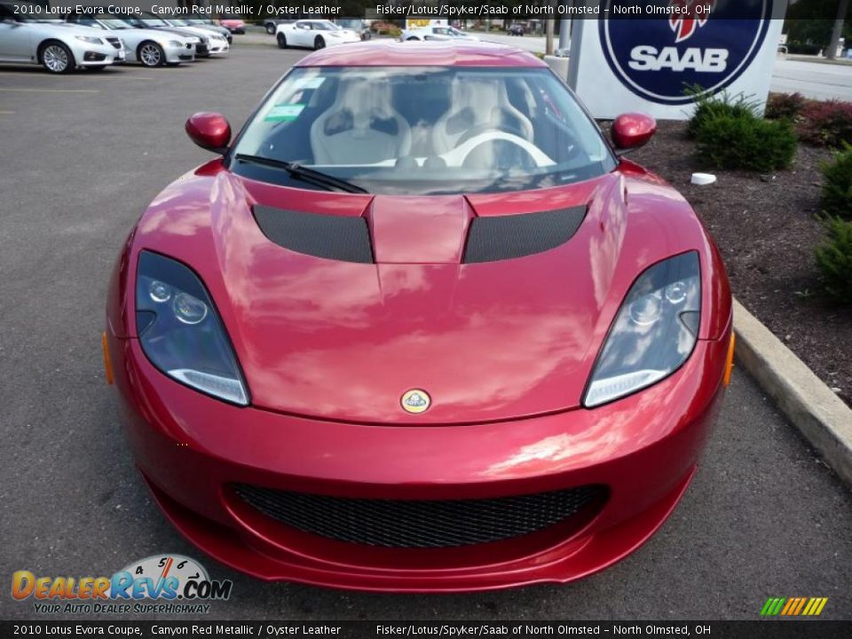 2010 Lotus Evora Coupe Canyon Red Metallic / Oyster Leather Photo #2