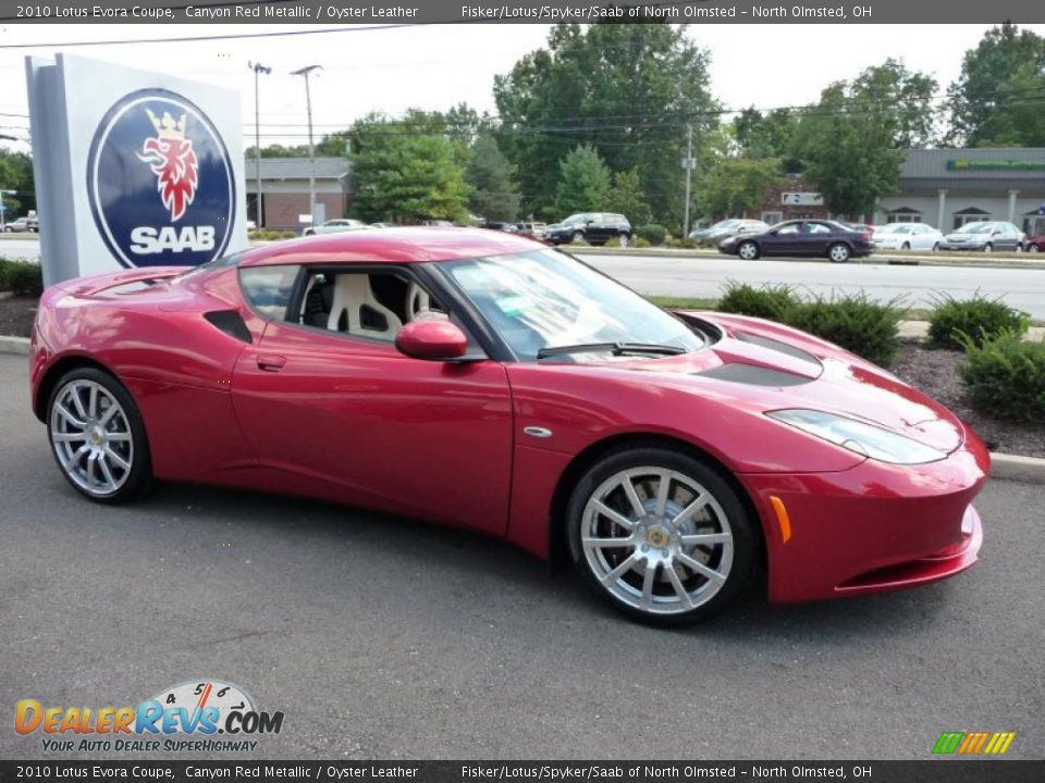 2010 Lotus Evora Coupe Canyon Red Metallic / Oyster Leather Photo #3