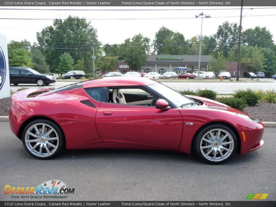 2010 Lotus Evora Coupe Canyon Red Metallic / Oyster Leather Photo #4