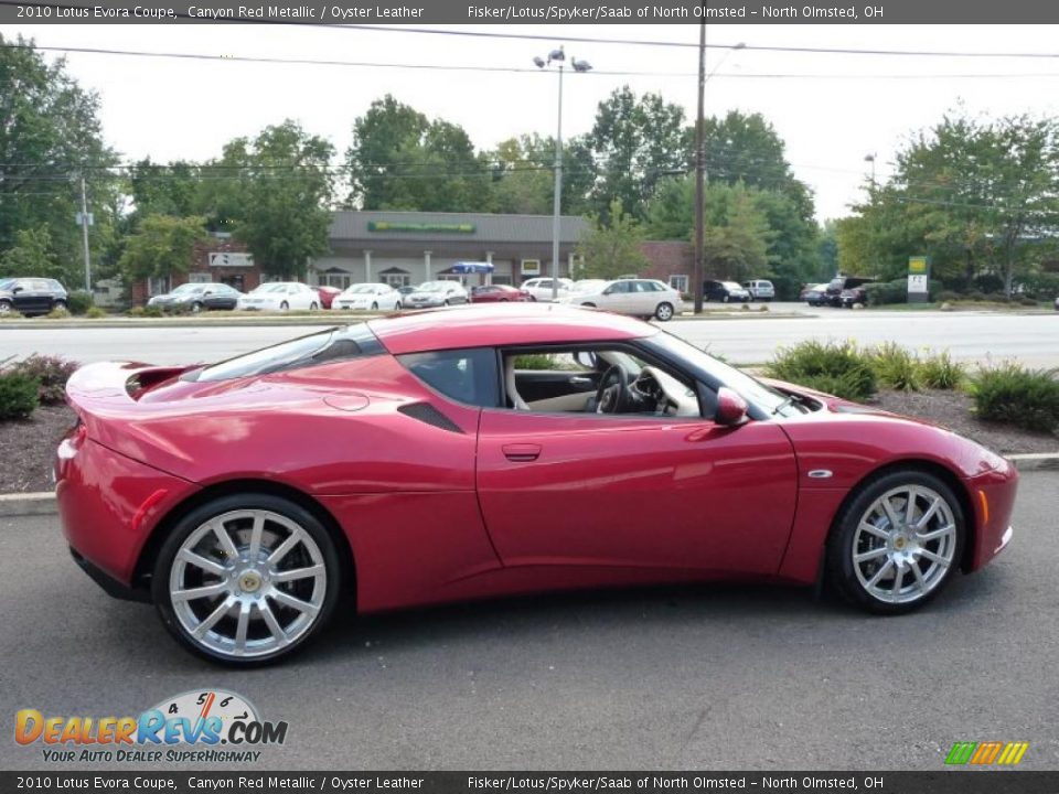 2010 Lotus Evora Coupe Canyon Red Metallic / Oyster Leather Photo #5