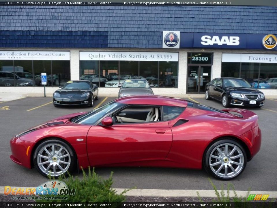 2010 Lotus Evora Coupe Canyon Red Metallic / Oyster Leather Photo #8