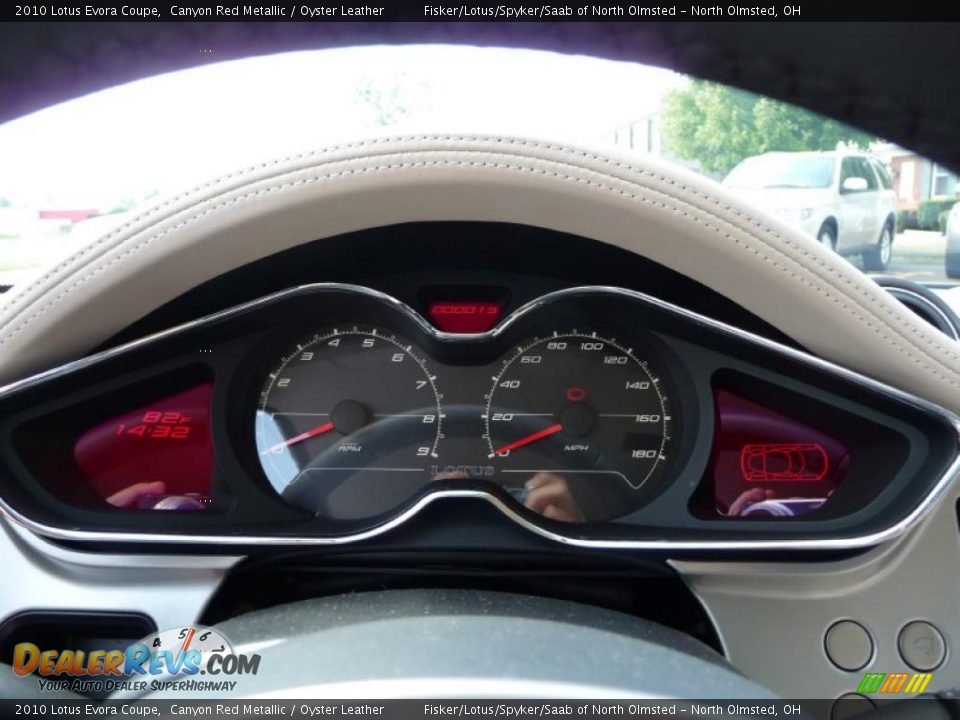 2010 Lotus Evora Coupe Canyon Red Metallic / Oyster Leather Photo #12