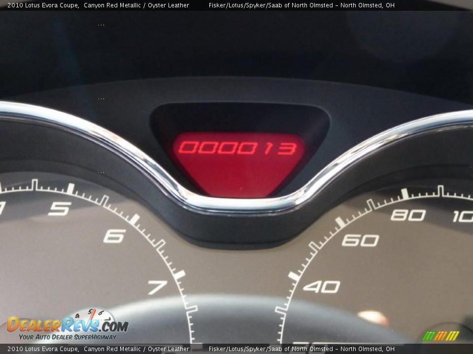 2010 Lotus Evora Coupe Canyon Red Metallic / Oyster Leather Photo #13