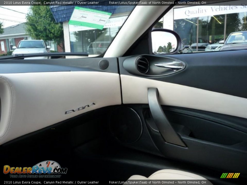 2010 Lotus Evora Coupe Canyon Red Metallic / Oyster Leather Photo #16