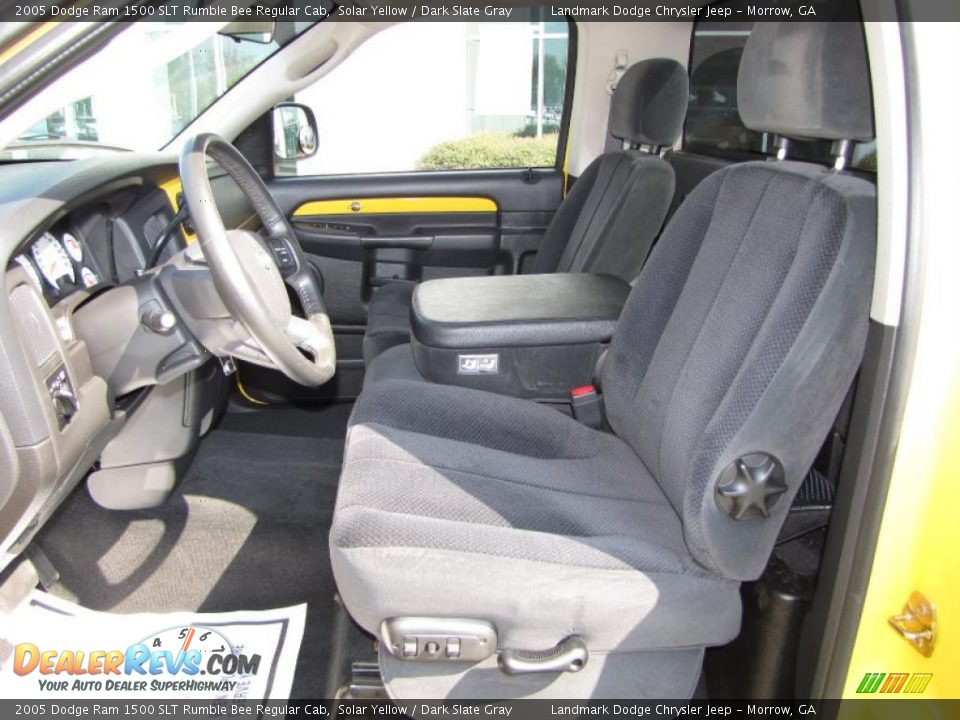 2005 Dodge Ram 1500 SLT Rumble Bee Regular Cab Solar Yellow / Dark Slate Gray Photo #11