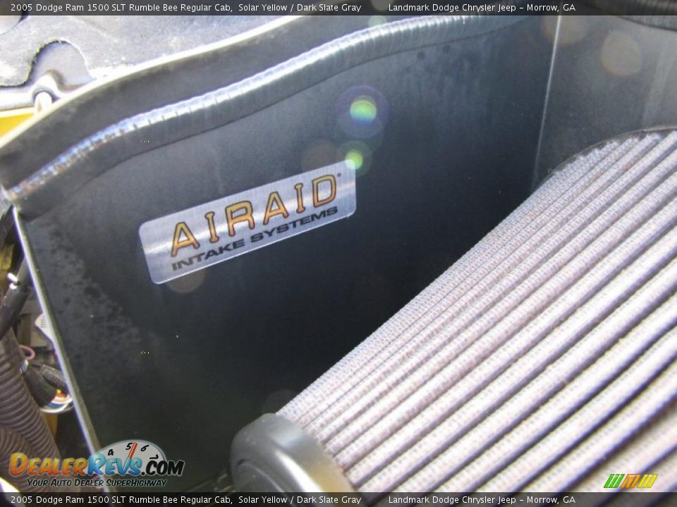 2005 Dodge Ram 1500 SLT Rumble Bee Regular Cab Solar Yellow / Dark Slate Gray Photo #23