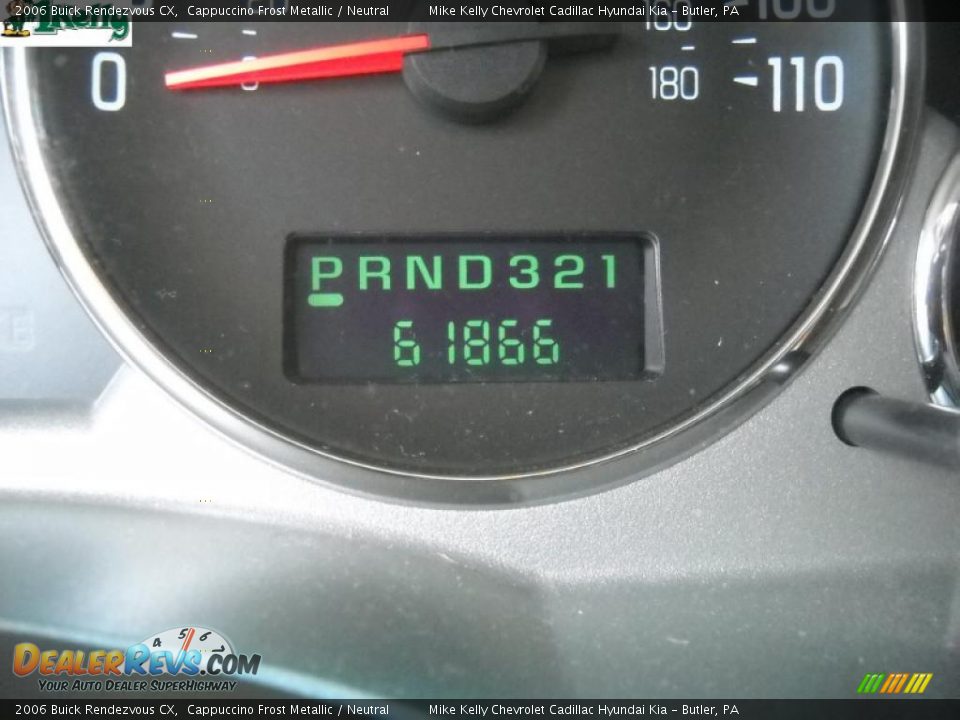 2006 Buick Rendezvous CX Cappuccino Frost Metallic / Neutral Photo #20