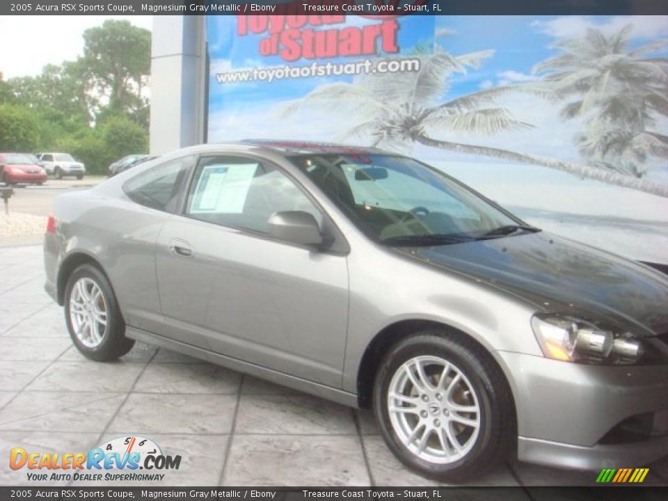 2005 Acura RSX Sports Coupe Magnesium Gray Metallic / Ebony Photo #2