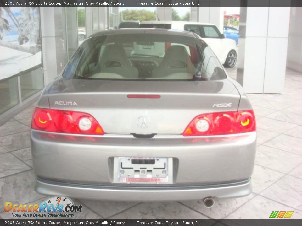 2005 Acura RSX Sports Coupe Magnesium Gray Metallic / Ebony Photo #4
