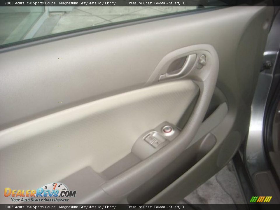 2005 Acura RSX Sports Coupe Magnesium Gray Metallic / Ebony Photo #7