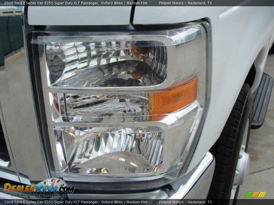 2008 Ford E Series Van E350 Super Duty XLT Passenger Oxford White / Medium Flint Photo #10