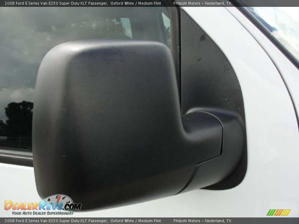 2008 Ford E Series Van E350 Super Duty XLT Passenger Oxford White / Medium Flint Photo #16