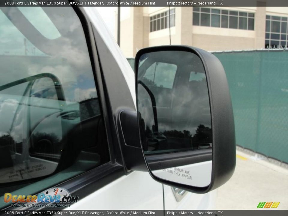 2008 Ford E Series Van E350 Super Duty XLT Passenger Oxford White / Medium Flint Photo #17