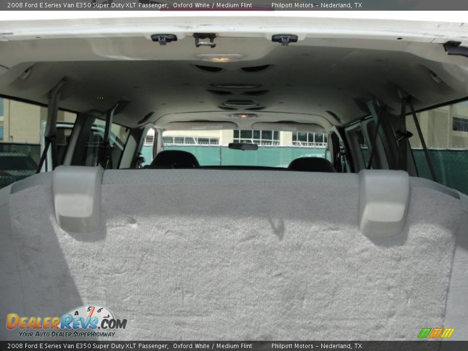 2008 Ford E Series Van E350 Super Duty XLT Passenger Oxford White / Medium Flint Photo #27