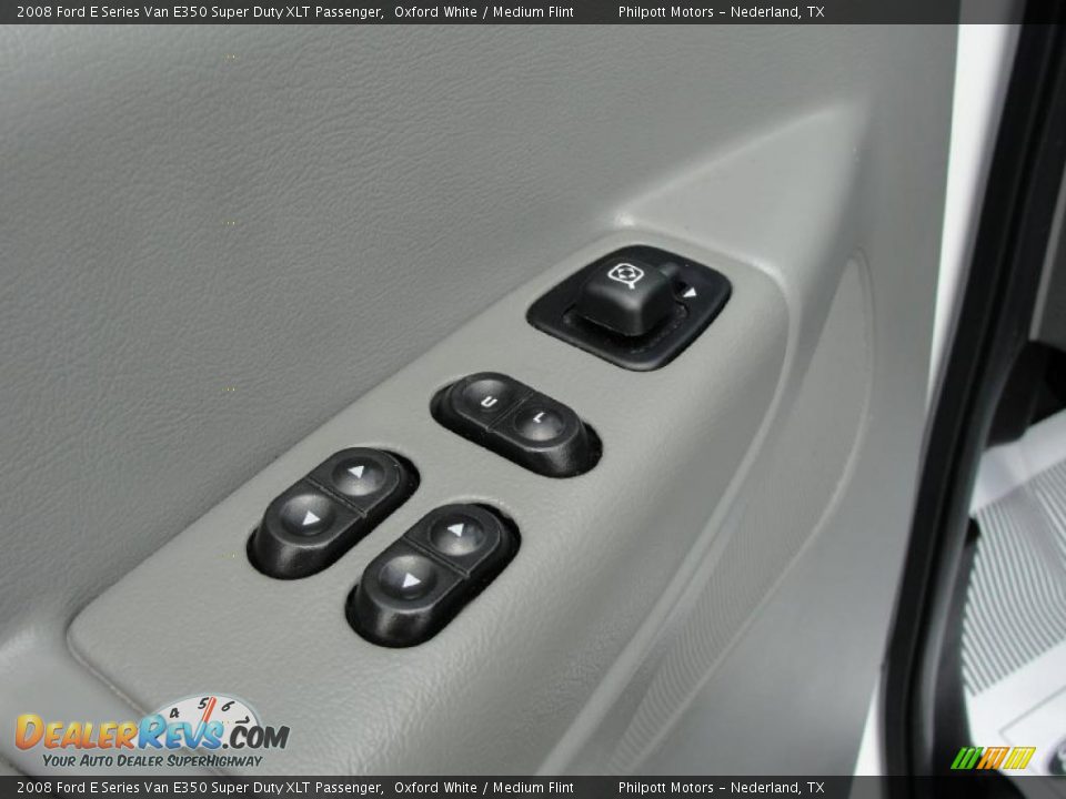 2008 Ford E Series Van E350 Super Duty XLT Passenger Oxford White / Medium Flint Photo #30