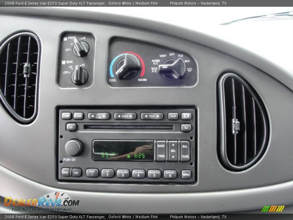 2008 Ford E Series Van E350 Super Duty XLT Passenger Oxford White / Medium Flint Photo #34