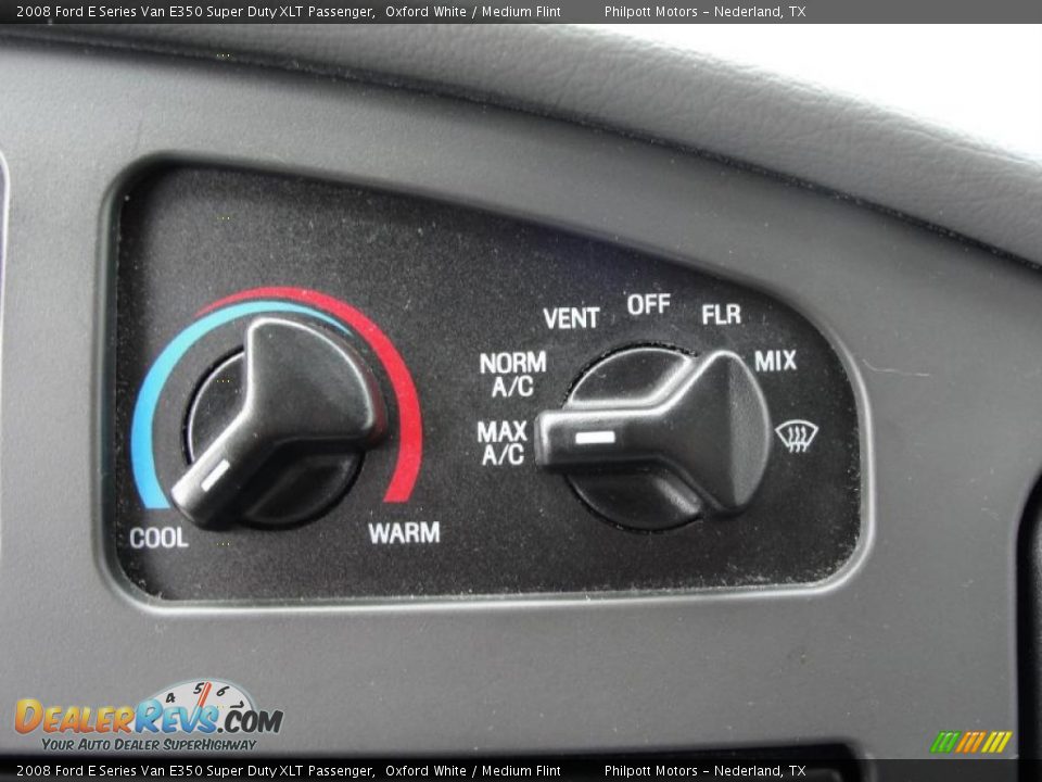 2008 Ford E Series Van E350 Super Duty XLT Passenger Oxford White / Medium Flint Photo #36