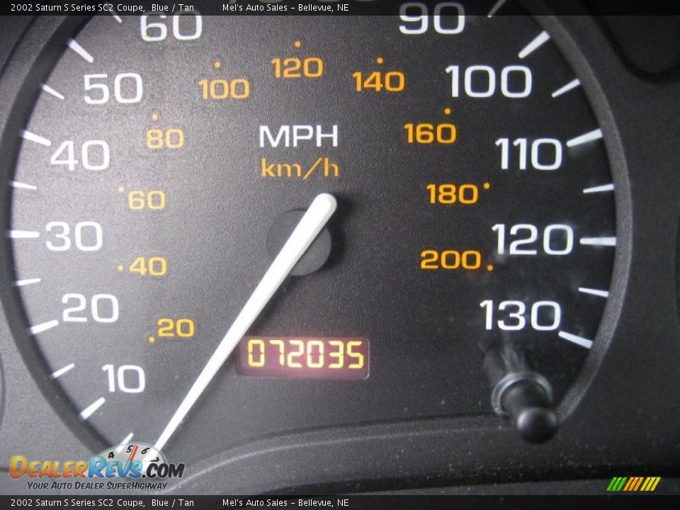 2002 Saturn S Series SC2 Coupe Blue / Tan Photo #5