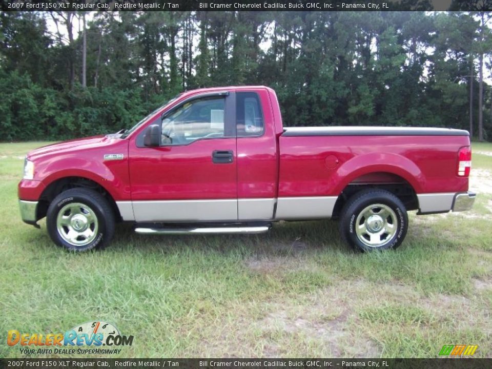 2007 Ford F150 XLT Regular Cab Redfire Metallic / Tan Photo #1