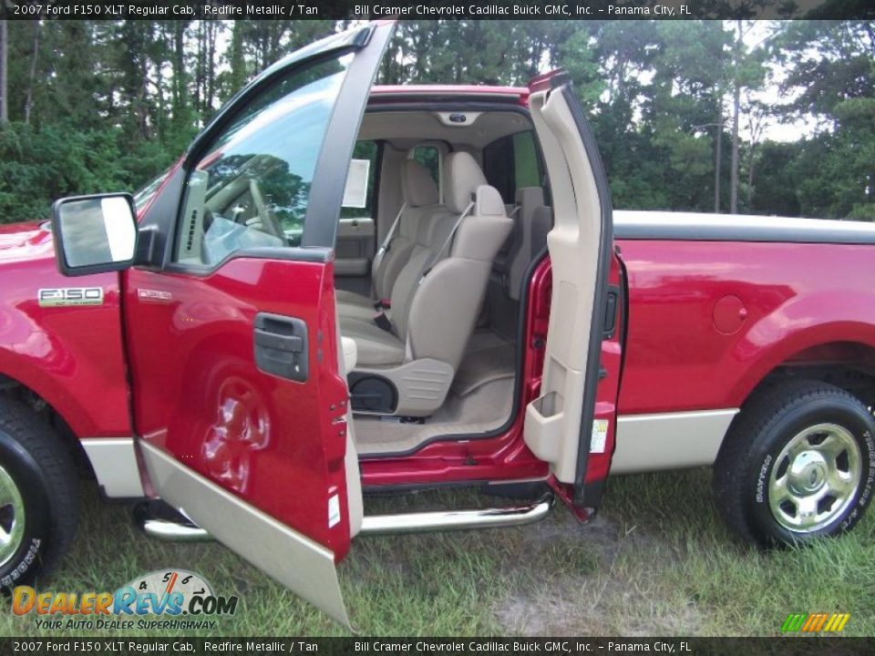 2007 Ford F150 XLT Regular Cab Redfire Metallic / Tan Photo #2