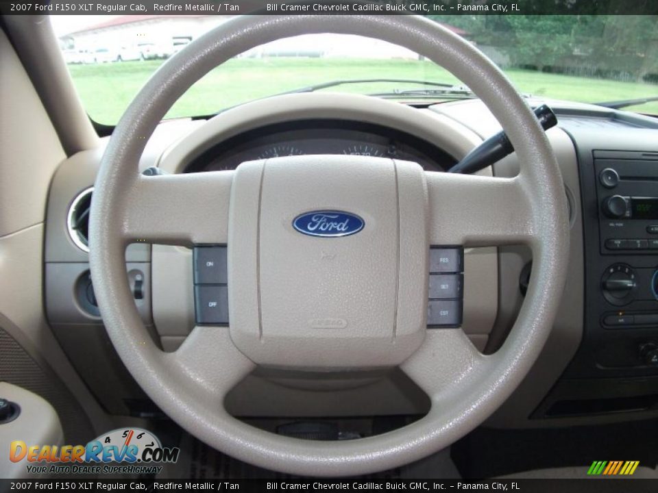 2007 Ford F150 XLT Regular Cab Redfire Metallic / Tan Photo #8
